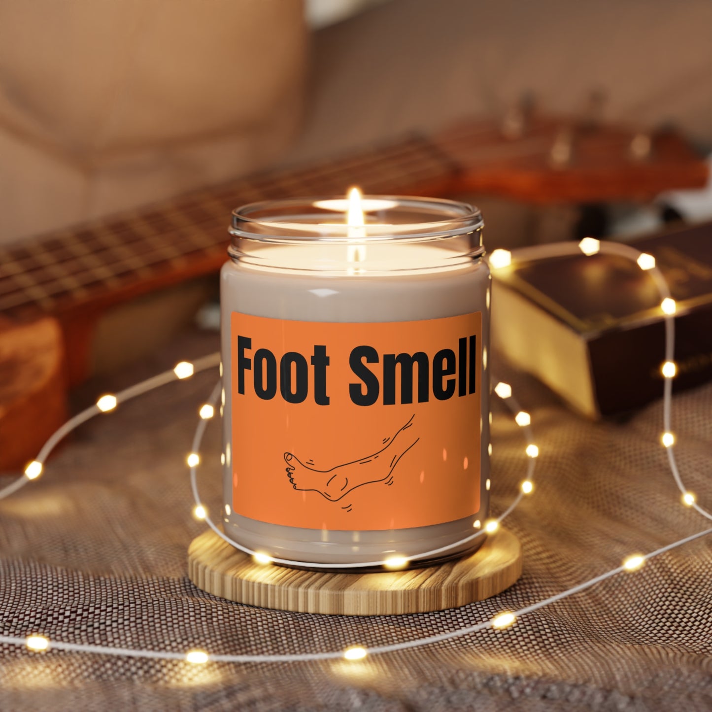 Foot smell candle