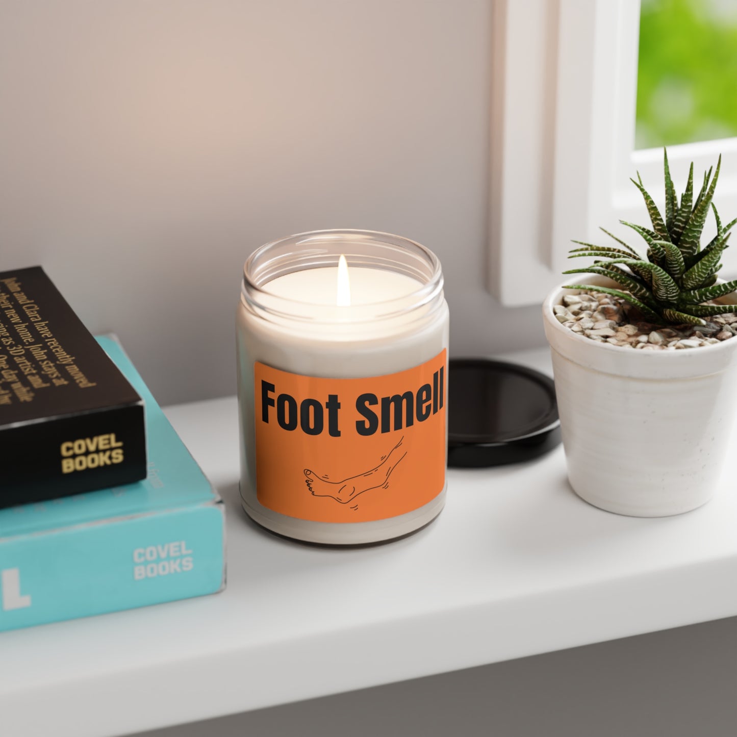 Foot smell candle